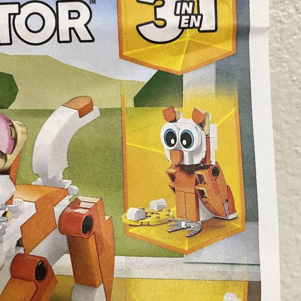 Lego Creator 3-in-1 Orange Cat Building Toy 30714 79 PCS SEALED